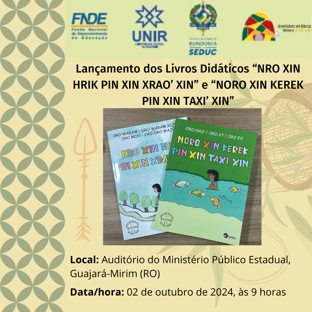 Lançamento dos Livros Didáticos