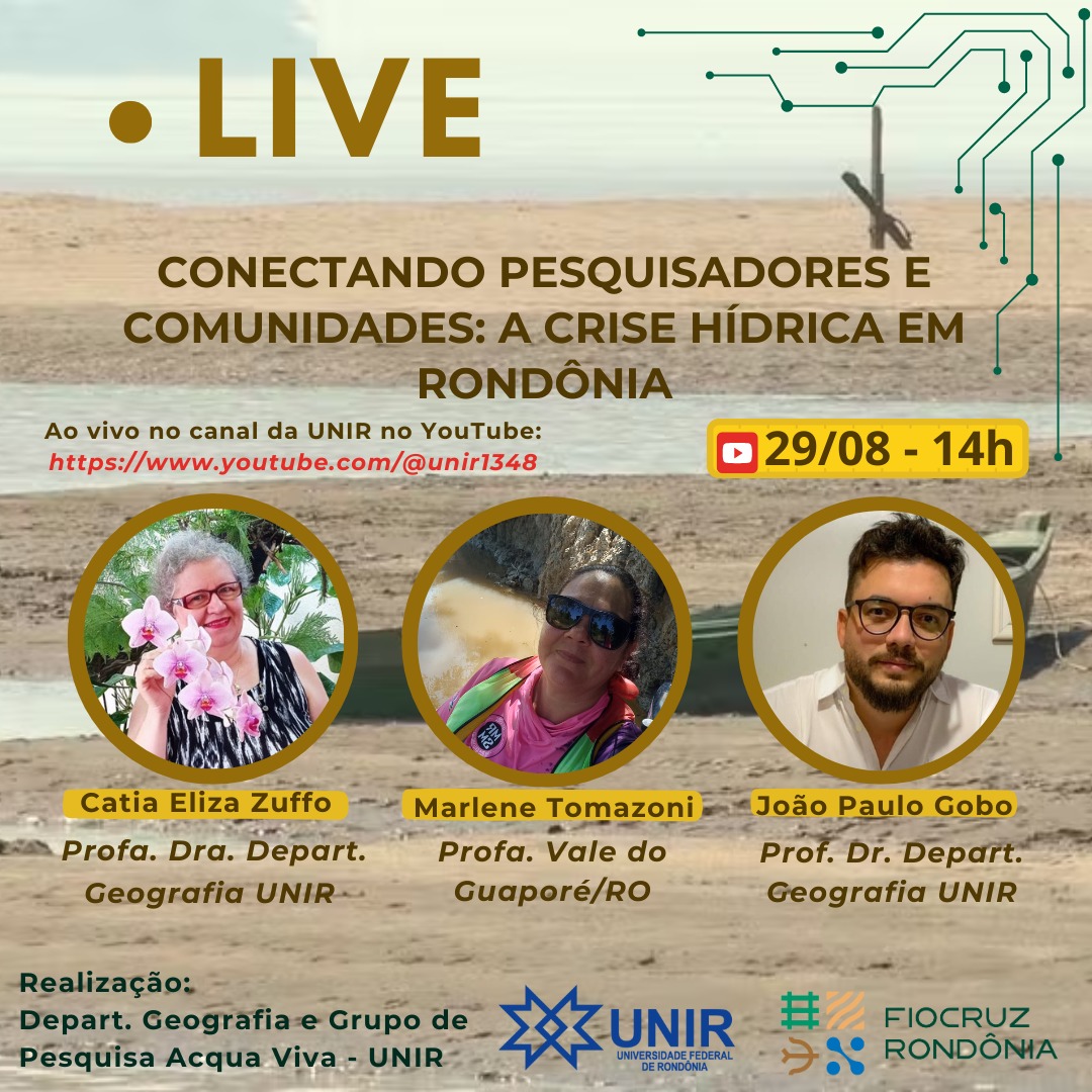 Peça Visual Crise Hídrica em Rondônia